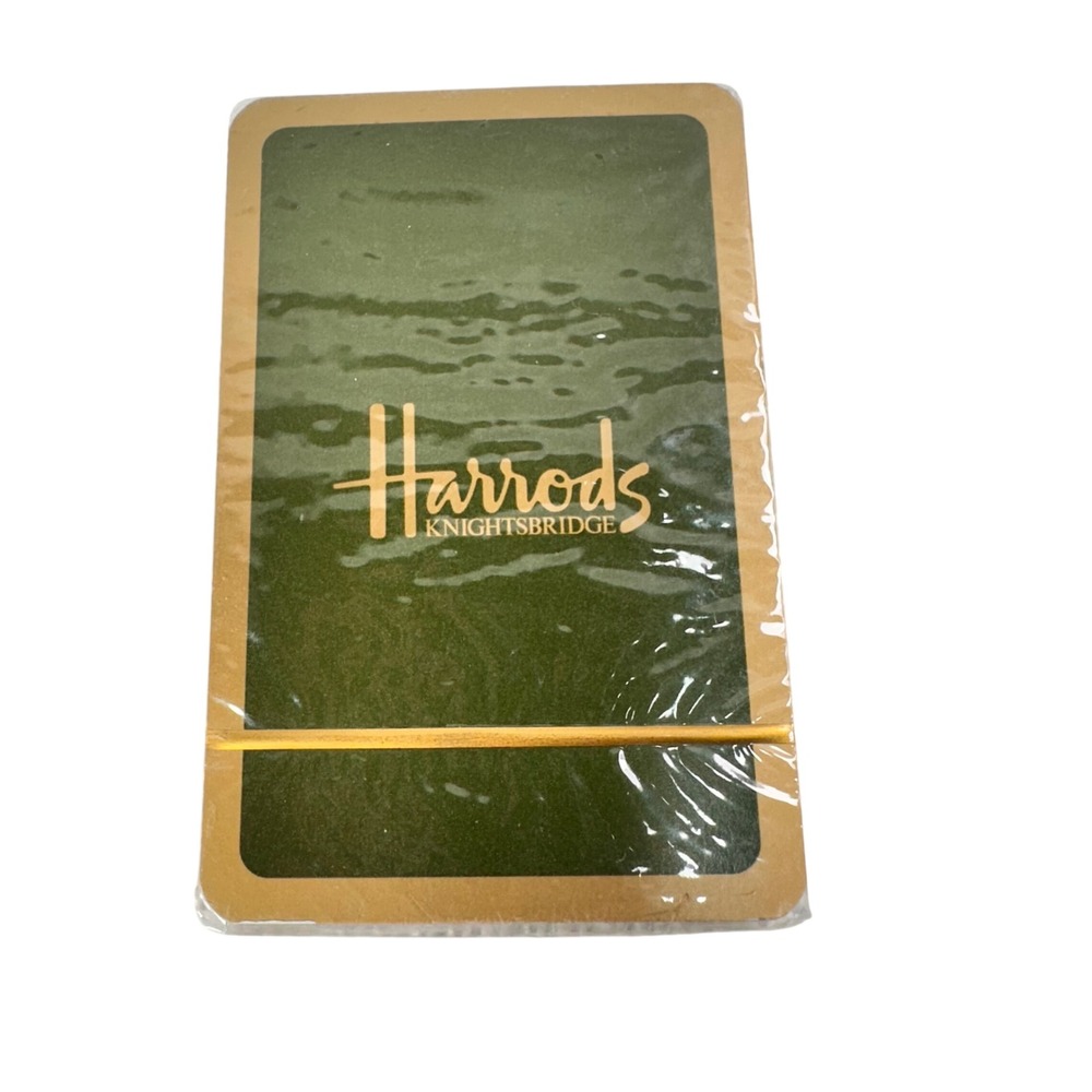 Harrods Knightsbridge Playing Cards Piatnik Vienna Made‎ in Austria Sealed Green